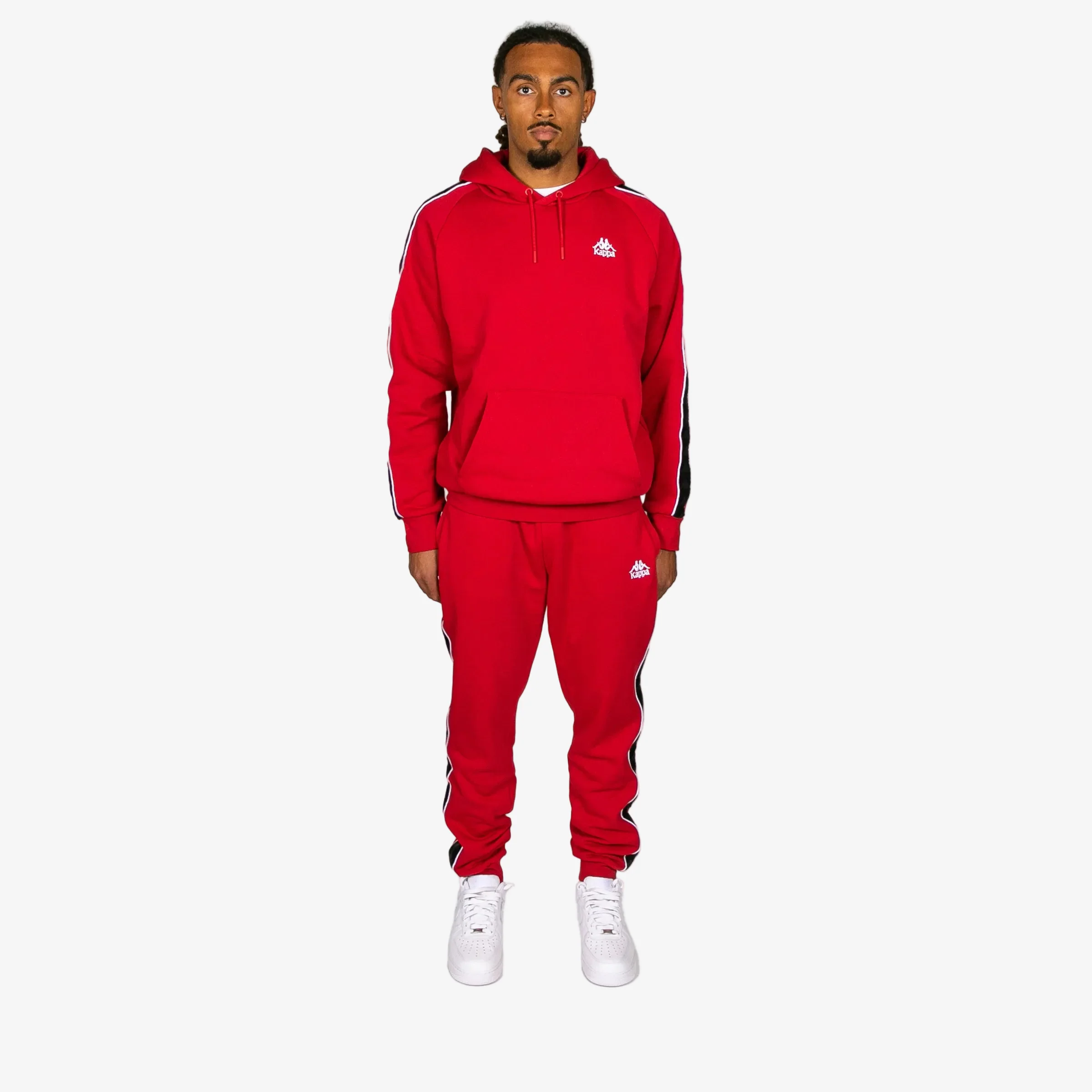 222 Banda Madison 2 Hoodie - Rosso Racing Nero Bianco