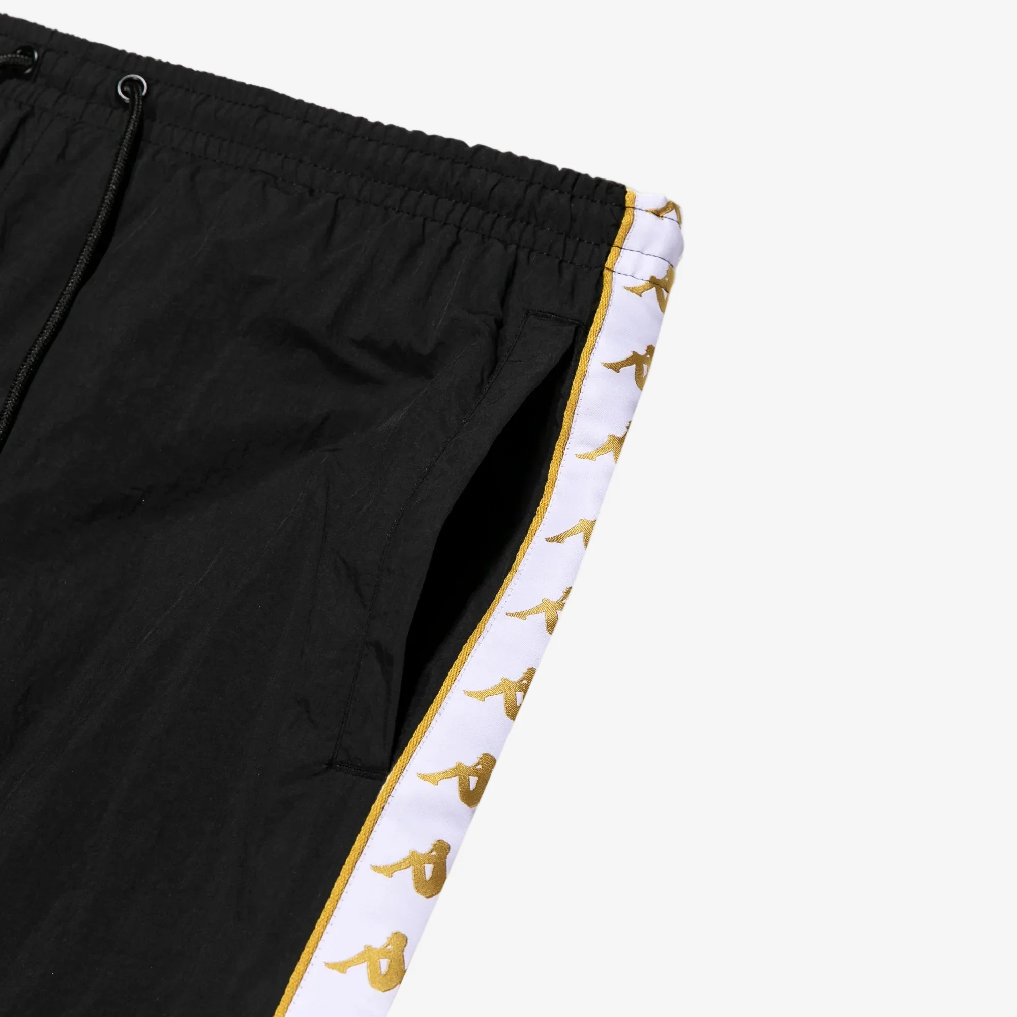 Pantaloni Banda Neldo 222 - Nero Giallo Oro Bianco Ricco