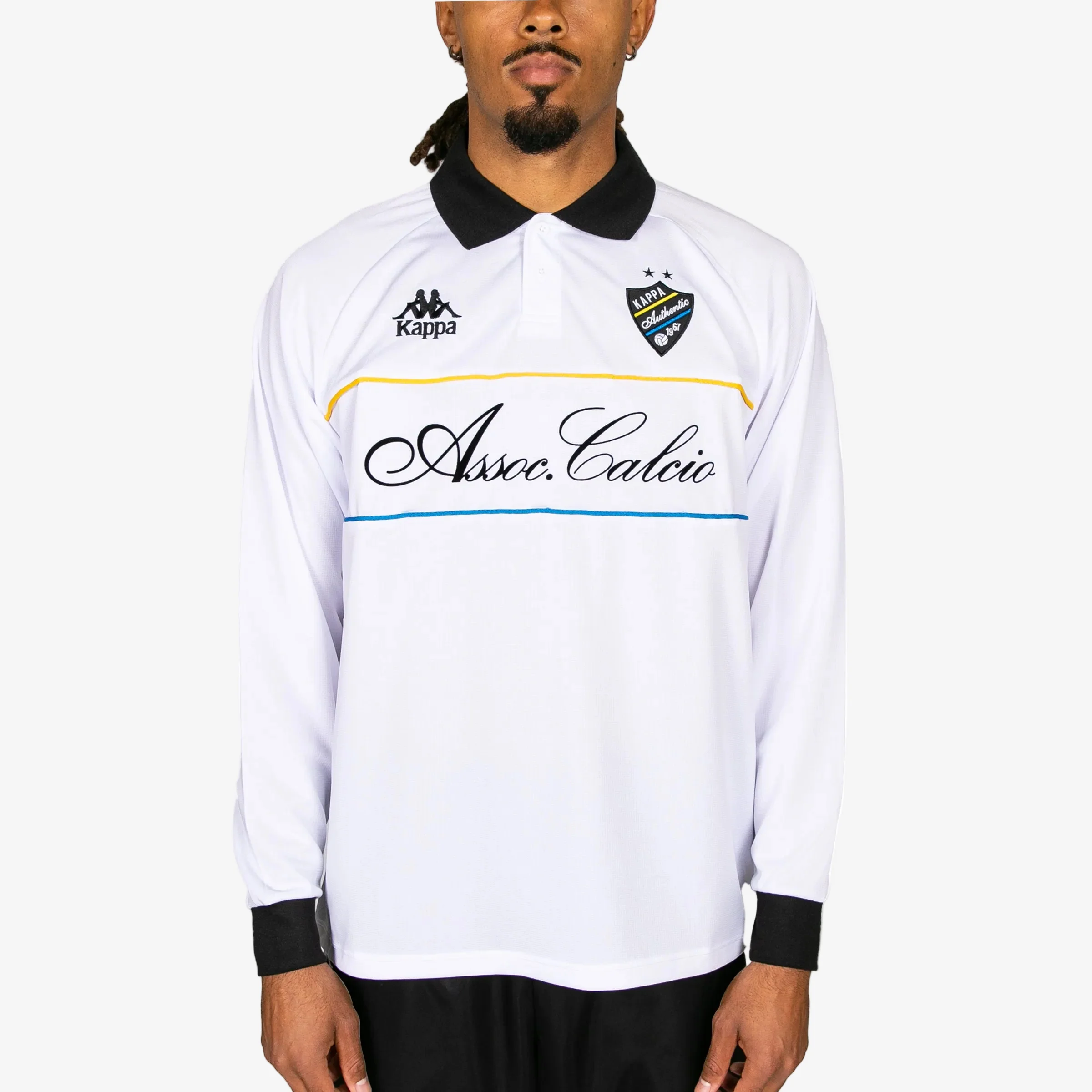 Maglia a maniche lunghe Olafure Autentica - Bianco Nero