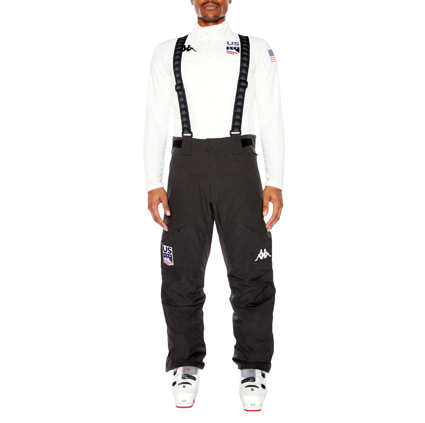 Pantaloni da sci 6Cento 622P US Full Zip - Nero