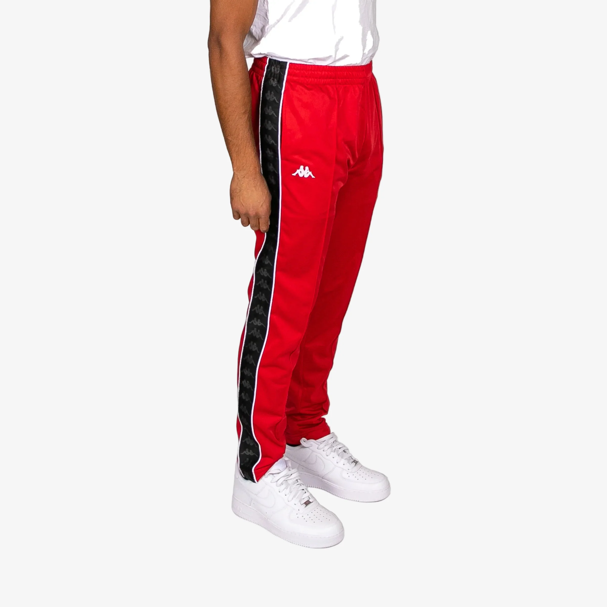 Pantaloni Slim 222 Banda Astoria - Rosso Racing Nero Bianco