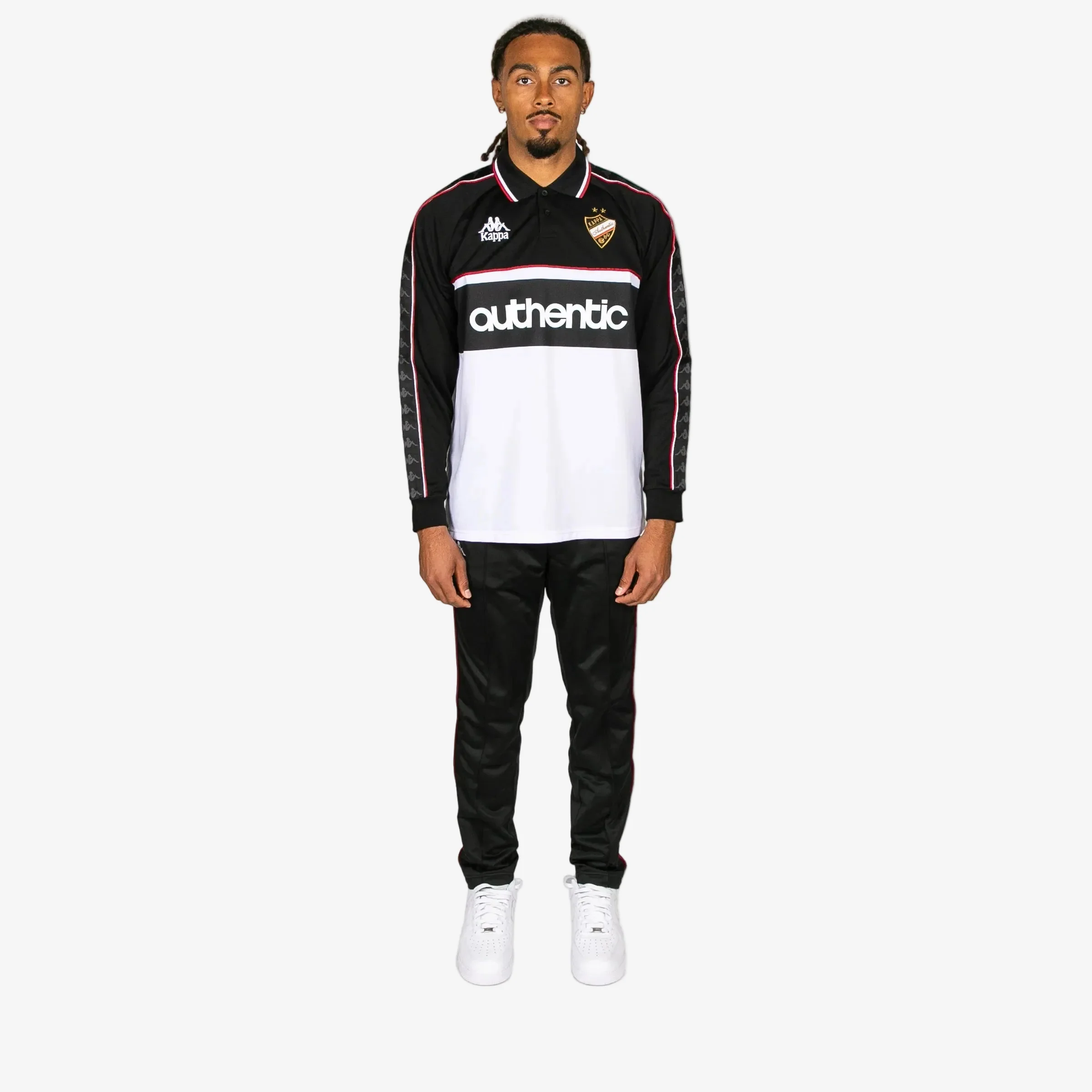Maglia a maniche lunghe 222 Banda Onika - Nero Bianco Rosso Racing