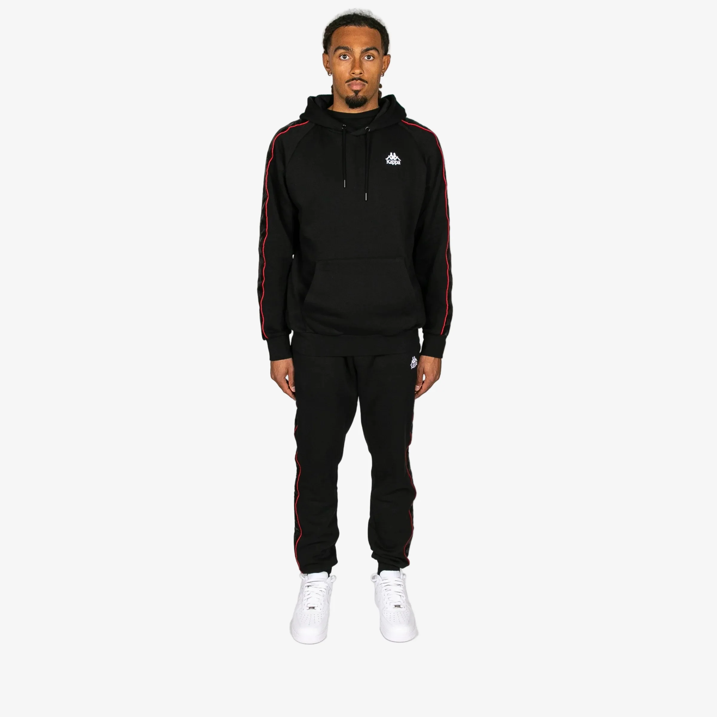 222 Banda Madison 2 Hoodie - Nero Rosso Racing Bianco