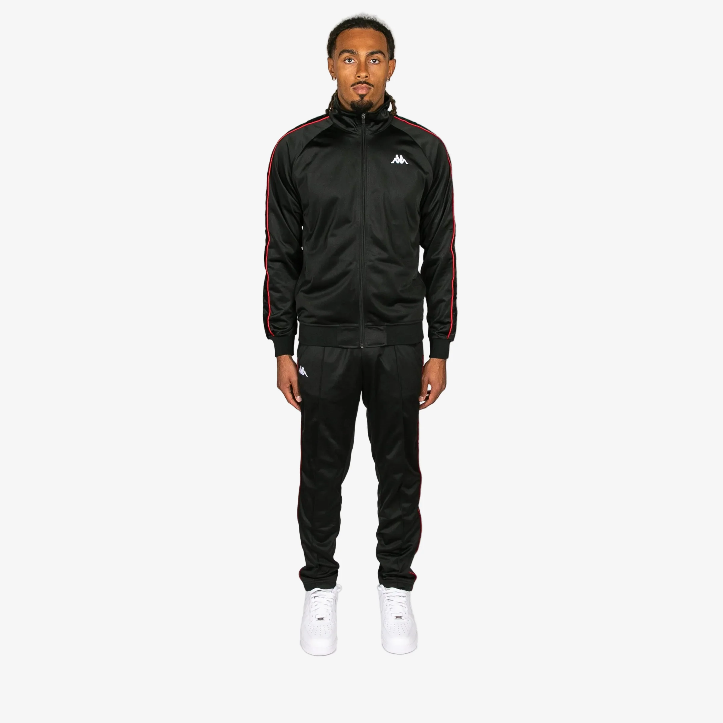 Giubbotto Slim Anniston 222 - Nero Rosso Racing Bianco