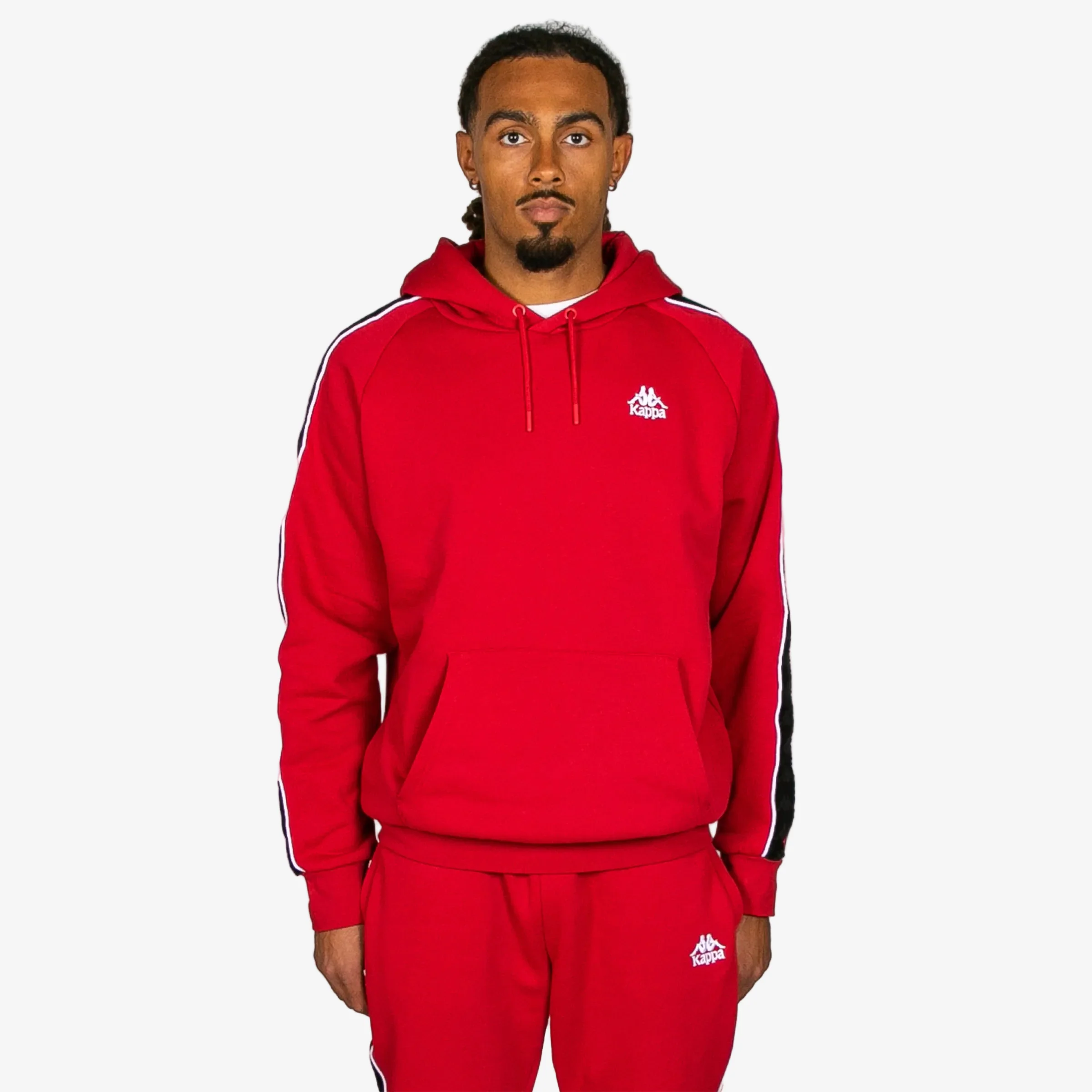 222 Banda Madison 2 Hoodie - Rosso Racing Nero Bianco