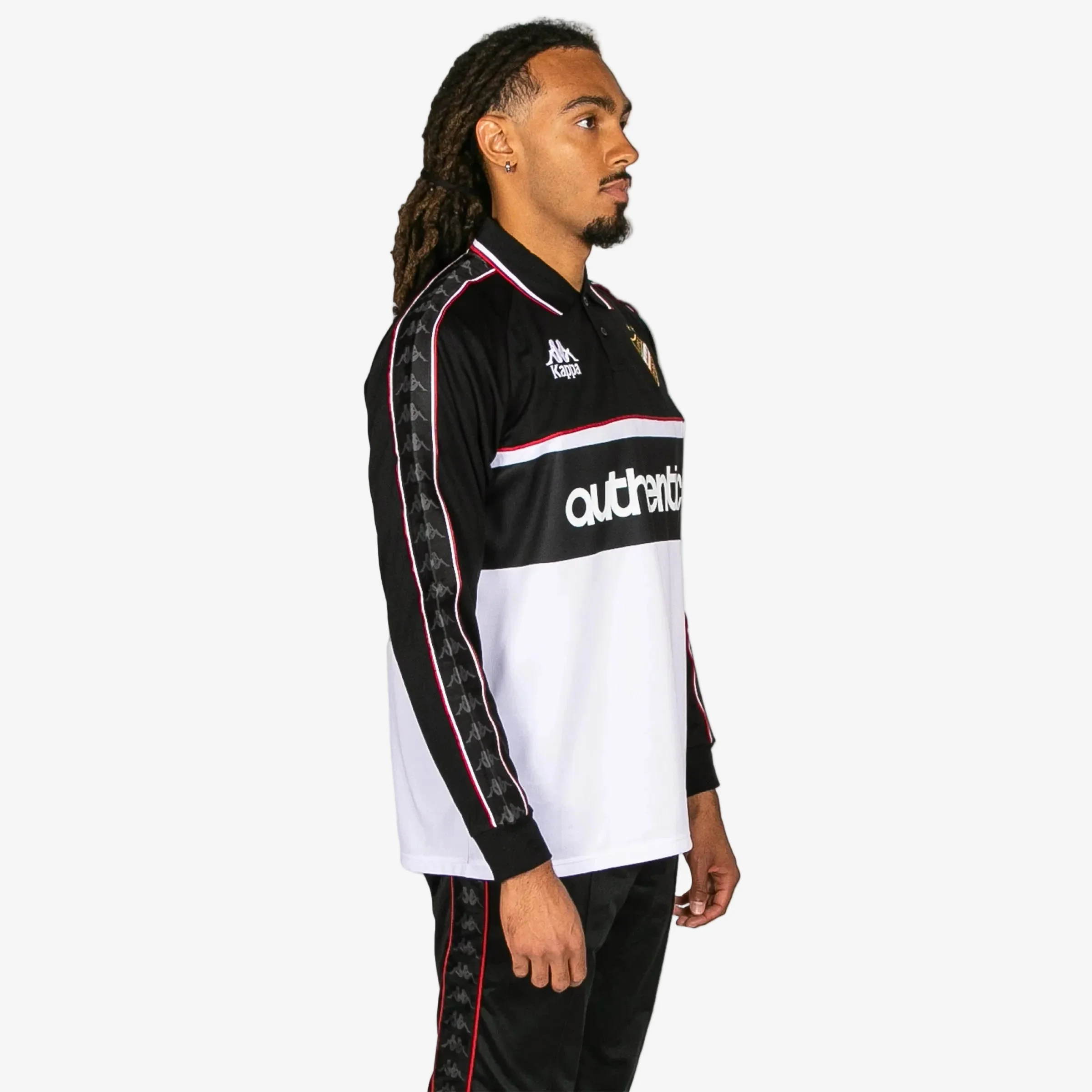Maglia a maniche lunghe 222 Banda Onika - Nero Bianco Rosso Racing