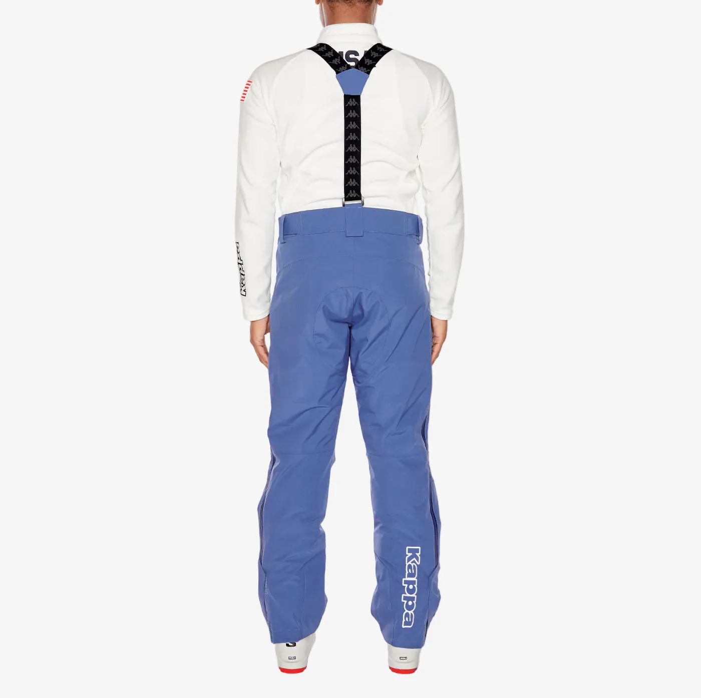 Pantaloni da sci 6Cento 622P US Full Zip - Blu Fiord