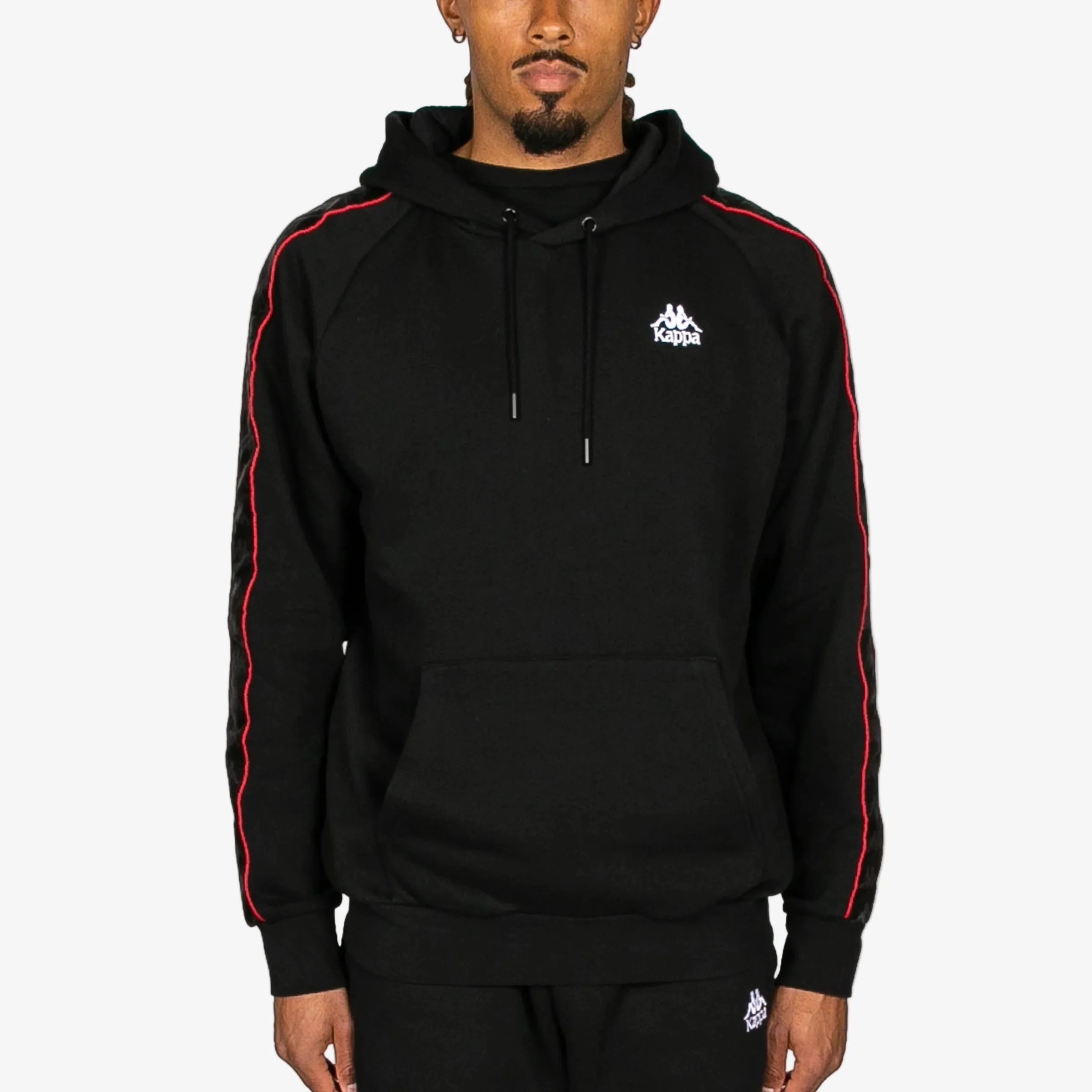 222 Banda Madison 2 Hoodie - Nero Rosso Racing Bianco