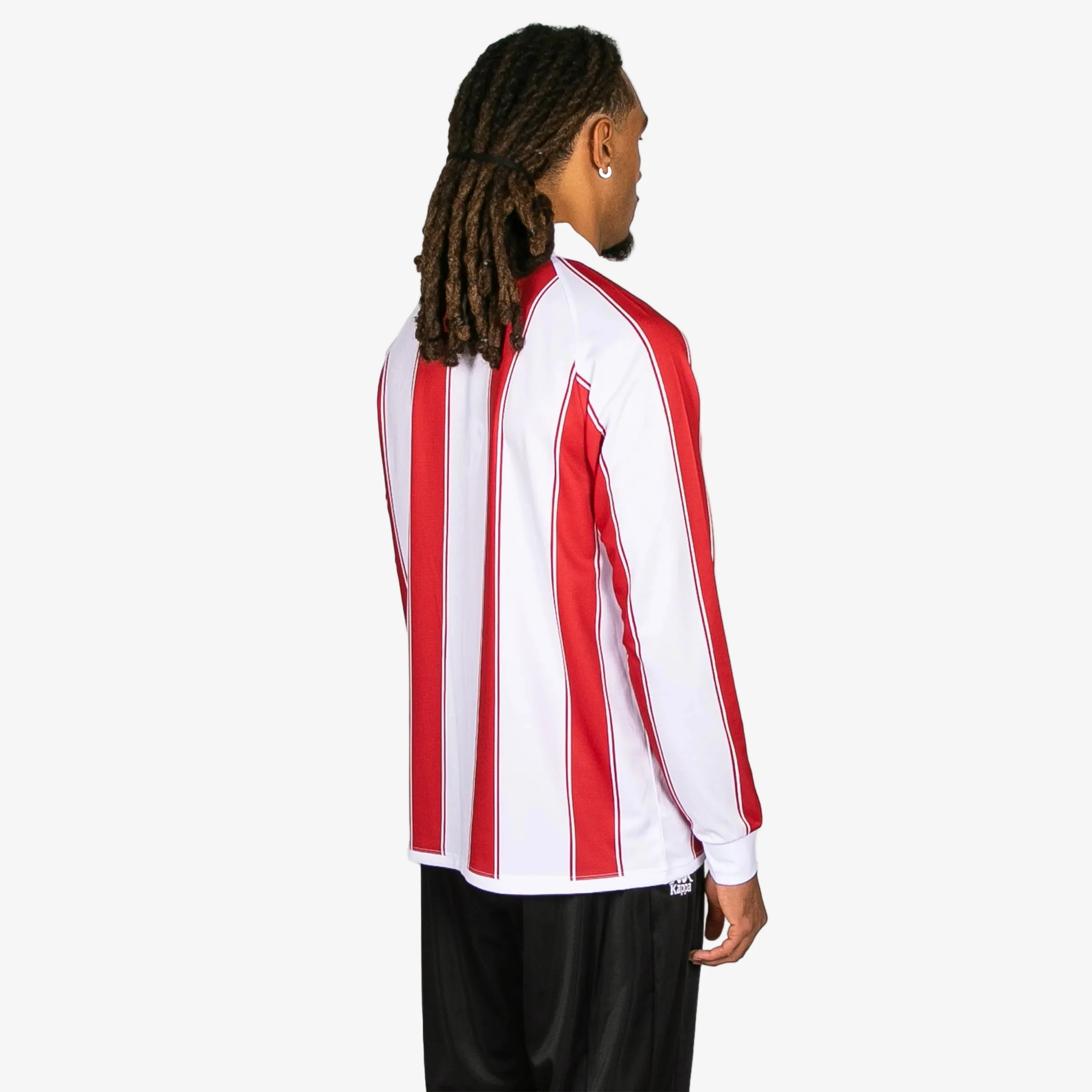 Maglia a maniche lunghe Oden Autentica - Bianco Rosso Nero