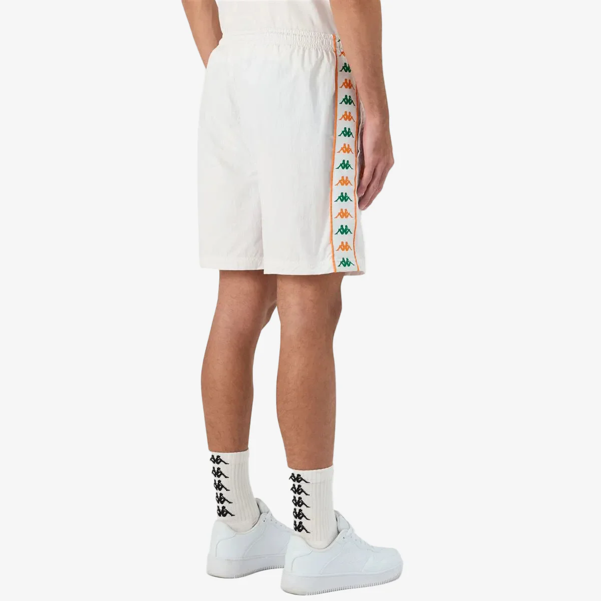 222 Banda Nardo Shorts - T-shirt bianco verde arancione